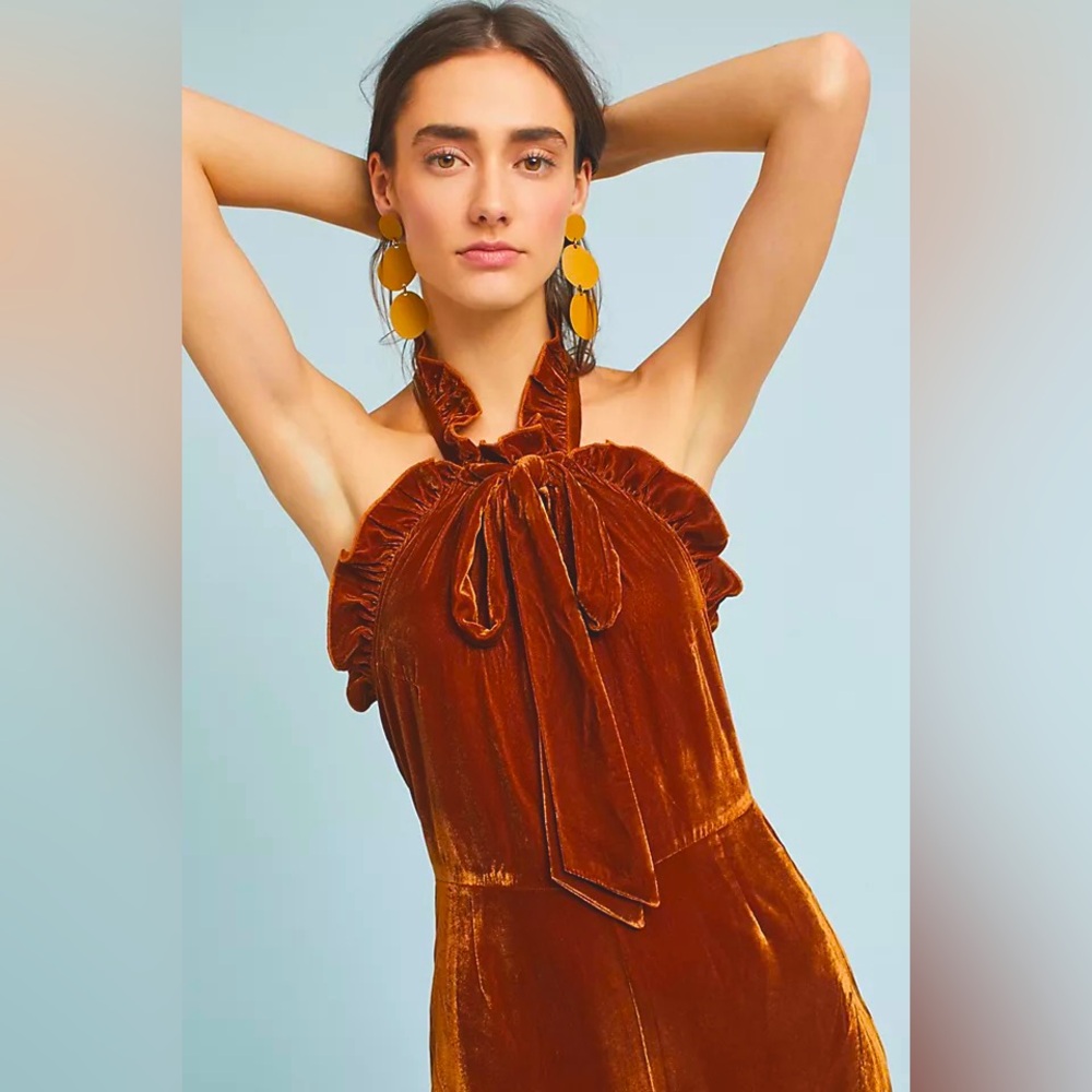 Kristinit velvet jumpsuit